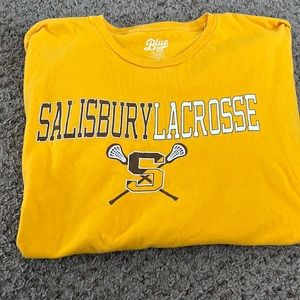 Blue 84 Yellow Salisbury Lacrosse Long Sleeve